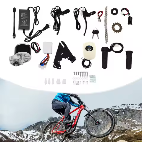 250 W Electronic Conversion Installation Kit for Bicycle Chain Drive, Electric Gear Bicycle Rear Der