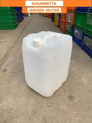 Jerigen putih minyak 10 liter / Derigen putih minyak 10kg / Drigen Putih 10 Liter / jerigen 10 liter