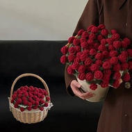 Finished Product Valentine's Day Mother's Day Gift/ Flower Blanket Crochet / Flower Crochet Bouquet 