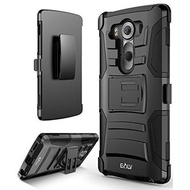 LG V10 CASE， E LV LG V10 Case Cover - Dual Layer Armor Defender Protective Case Cover with Belt Swiv