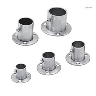 【SUIT*】 Closet Rod Holder Socket Bracket Flange for Wardrobe Curtain Cloth Rod 16mm-32mm