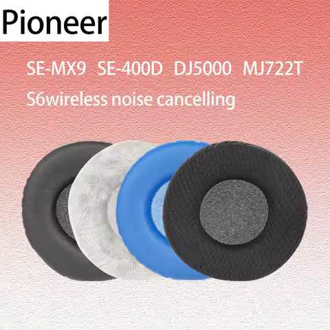 Earpads for Pioneer S6 Wireless Noise Cancelling Headphones SE-MX9 400D Ear Cushions DJ5000 MJ722T H