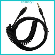 KOKO Type C To 3 5mm Cable For  1 2 3 1000XM1 2 3 4 5 Headphone Wire Gold Plated Connector Stretchab