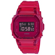 Casio G-Shock DW-5600 Lineup Special Color Models Red Semi-Transparent Resin Band Watch DW5600SB-4D DW-5600SB-4D