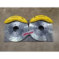 akebono 9n caliper brake 410mm rotor Mitsubishi Triton 2006-2024 premium athelete phantom Ready stoc