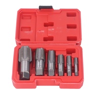 6PCS Pipe Tap NPT 1in 3/4in 1/2in 3/8in 1/4in 1/8in Carbon Steel Thread Tapping Tool Kit for PVC Pip