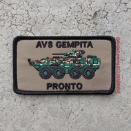 x A20010 Patch Embroidery AV8 Gempita IFV 25 Pronto