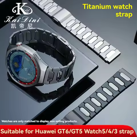 22mm Titanium Band For Huawei Watch GT6Pro GT5 GT4 GT3 GT2 46mm Strap Metal Bracelet Amazfit GTR4/GT