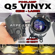 Foglamp Biled Projector 3 inch Q5 Vinyx Semi laser VINYX Q5 Double Laser Vinyx Q5 65 Watt Car