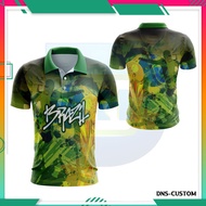 Brazil 2026 T-Shirt Brazil Men's Short Sleeve Printed T-Shirt