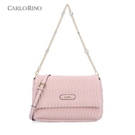 Carlo Rino Light Pink Bella Petite Crossbody Shoulder Bag