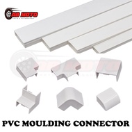 ABmoto PVC Moulding Connector Electrical Wire Pipe Cable tray For Protection & Insulation