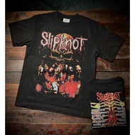 🥕 【เสื้อยืดยอดนิยม】  Slipknot หัวกระโหลก Rocket Lab สีดำ สไตล์วินเทจ ผ้าคอตตอนพรีเมี่ยม นุ่มและสบาย 