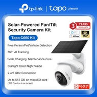 TP-Link Tapo C660 KIT 4K 8MP Solar-Powered Pan/Tilt Security Camera CCTV