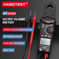 HABOTEST HT200D Clamp Meter DC/AC Current Voltage Digital Clamp Meter Measure the frequency of resis