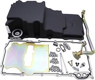 YUCHENSHLP LS Low Engine Swap Oil Pan 302-2 FOR LS1 LSX Camaro Nova F-body Extra Clearance-BLACK