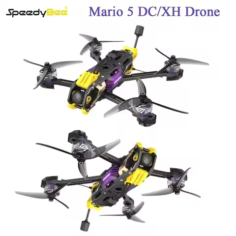 SpeedyBee Mario 5 FPV 5-Inch Drone with 6S-Lipo pro Air Unit DC/XH O4 2306.5 pro 1880KV Motor F405 V