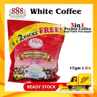 888 Tea & Coffee 3in1 Instant White Coffee 17gm X 6's/20's