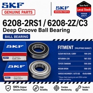SKF 6208 Deep Groove Ball Bearing 40x80x18mm 6208-2RS1 Rubber Seal or 6208-2Z/C3 Metal Shield