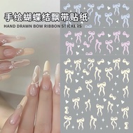 Bow Nail Stickers Code 782