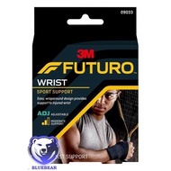 Futuro Sport  Adjustable Wrist Support  ฟูทูโร่ สปอร์ต อุปกรณ์พยุงข้อมือ ปรับกระชับได้ ฟรีไซส์ (สีดำ