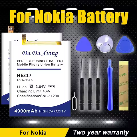 High Quality HE317 HE321 HE328 HE330 HE341HE342 HE346 Battery For Nokia X 2.1 3 5 6 7 8 5.1 7.1 6.1 
