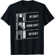 Men's cotton T-shirt NEW LIMITED Up Shift Down Shift Oh Shift Car Pedal T-Shirt Fast Shipping 4XL , 