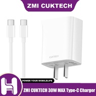 Zmi CUKTECH A18C 30W MAX Type-C Charger GaN Fast Charger Head PD Universal Type-C Charger