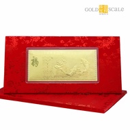 Gold Scale Jewels 999 Pure Gold 莲年有余 Prosperity Gold Note