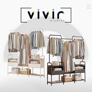 VIVIR Clothes Wardrobe Clothes Organization Storage Rack Cabinet Rack Bedroom Furniture Cupboard Rac