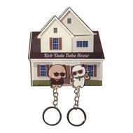 SADIE น่ารักน่ารักๆ ที่ยึดกุญแจผนัง สร้างสรรค์และสร้างสรรค์ การ์ตูนลายการ์ตูน พวงกุญแจ Bubu Dudu อะค