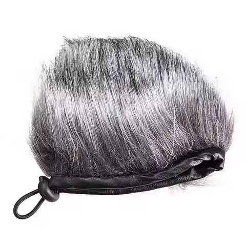 For Zoom H4N H2N Recorder Artificial Fur Wind Microphone Cover Muff Windscreen Sleeve Shield