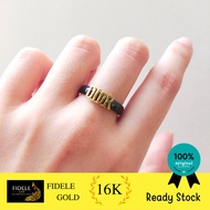 Cincin keramik d0ir fashion emas asli kadar tua 700 16k