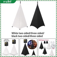 [rrzlhf] Speaker Stand Cover Double Sided/Triple Sided DJ Speaker Covers Tripod Stretch