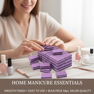 Mini Cube Sponge Nail File With Dual Sided Grit Shape And Buff Natural Nails Portable Manicure K9E5