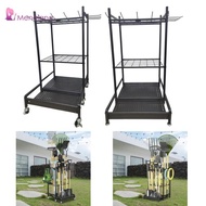 [Menolana] Storage Holder Garage Utility Shelf Garden Tool Organizer Yard Tool Tower Rack with Hooks