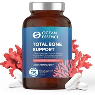 OCEAN ESSENCE Total Bone Support - Plant-Based Algae Calcium Supplement for Supporting Bone Density 