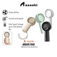 JisuLife FA43 4000mAH HandHeld Fan Life5 Plus Black 6000mah