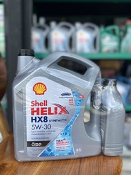 Shell HELIX HX8 SYNTHETIC 5W-30 (6ลิตร) (7ลิตร) (8ลิตร) น้ำมันเครื่องยนต์ดีเซล สังเคราะห์แท้ 100% !!