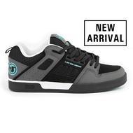 DVS MEN'S SHOES COMANCHE 2.0+ BLK CHARCOAL TURQ NUBUCK DVF0000323008