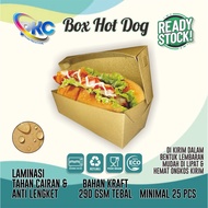 Hot Dog Box/ Kraft Grilled Sausage Packaging Box 290gsm