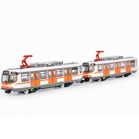 Die-casting 1:120 Scale MTR Light Rail Train Simulated Alloy Static Car Model Collection Souvenirs