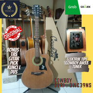 Gitar Akustik Elektrik Cowboy Tipe GWC-39 NS & NA Original High Quality Import with Equalizer Tuner