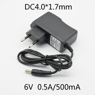 DC Power Supply Adapter Charger AC 6V 0.5A 500mA  4.0*1.7mm OMRON I-C10 M4-I M2 M3 M5-I M7 M10 M6 M6