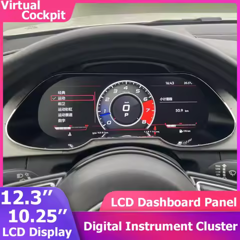 Digital Instrument Cluster LCD Speedometer For Audi A3 A4 B8 A5 S5 Q3 Q5 TT CARPLAY Android Auto Das