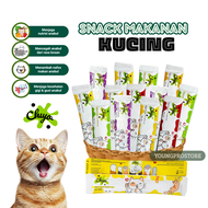 1kg Cat Strip Makanan Kucing Penggemuk/ Snack Kucing snack hewan peliharaan cat strip 15g