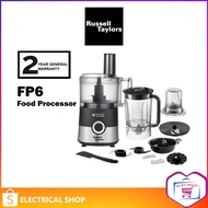 Russell Taylors 1.5L PowerCrush 9-in-1 Food Processor 750W FP6 (Blend, Knead, Slice, Grind)