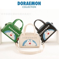Beg Tote Berkapasiti Besar Kartun Doraemon Gaya Jepun Beg Bahu Kucing Robot Comel Beg Bahu Dingding 