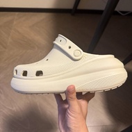 Crocs 厚底涼鞋 白色
