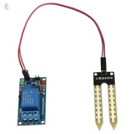 BAIHEE Soil Humidity Sensor, DC12V 1.7x5x2.5cm/0.67x1.97x0.98in Relay Control Module, Premium with T